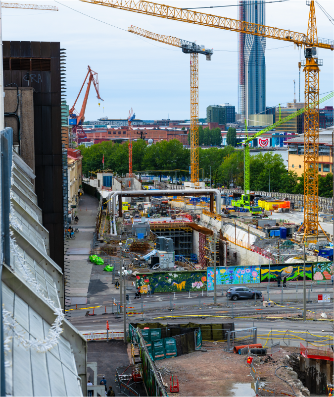 site chantier en cours