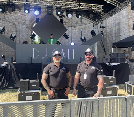 Surveillance concert électro